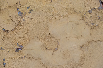 Old concrete wall with cracks 