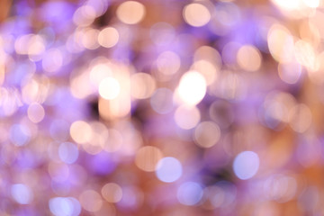 Blurred bokeh background