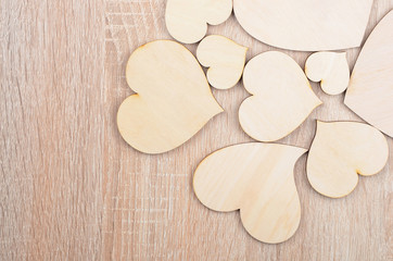 Obraz premium Heart on wooden background