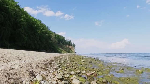 Baltic sea, cliff - Poland, Gdynia Orlowo