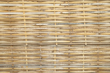 woven wood as background