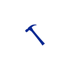 Hammer flat style vector icon