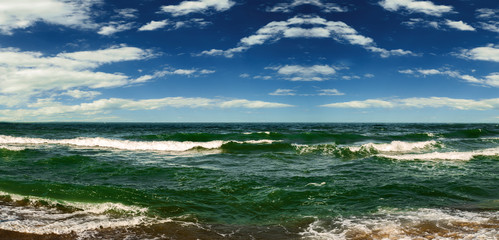 beach in sunset time