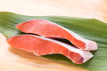 紅鮭の切り身