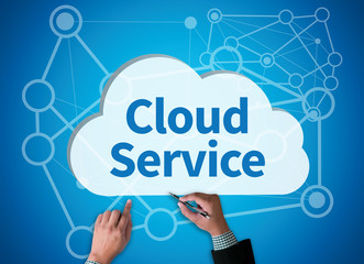 Cloud Service (Cloud Computing diagram on the new computer inter