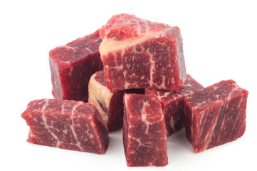 Raw beef meat