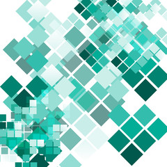 Square green Abstract  Background, Vector Illustration