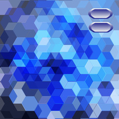 Seamless geometric pattern in shades