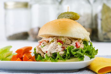 Lunch Time Tuna Salad Sandwich