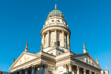 Obraz premium The German Cathedral at the Gendarmenmarkt in Berlin, Germany