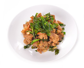 Fried chicken, spices