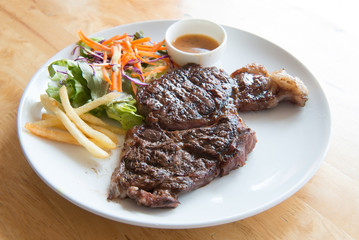 Rib eye steak