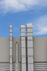 Air duct and ventilation system of factory.