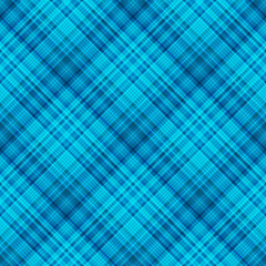 Checkered seamless blue pattern. Abstract symmetrical background. Vector eps10