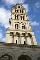 Fototapeta premium Sveti Duje - famous tower in Split, Croatia