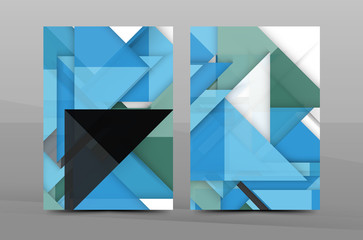 Geometric abstract background