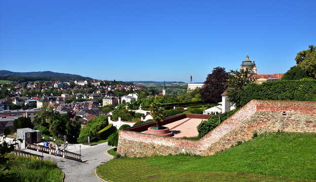 city view of Melk, Austria