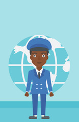 Businesswoman taking part in global business.