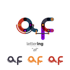 Alphabet letter font logo business icon