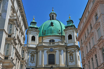 Fototapeta na wymiar Old baroque church