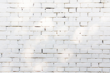 White brick wall texture