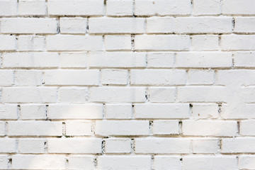 White brick wall texture