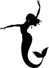 mermaid silhouette