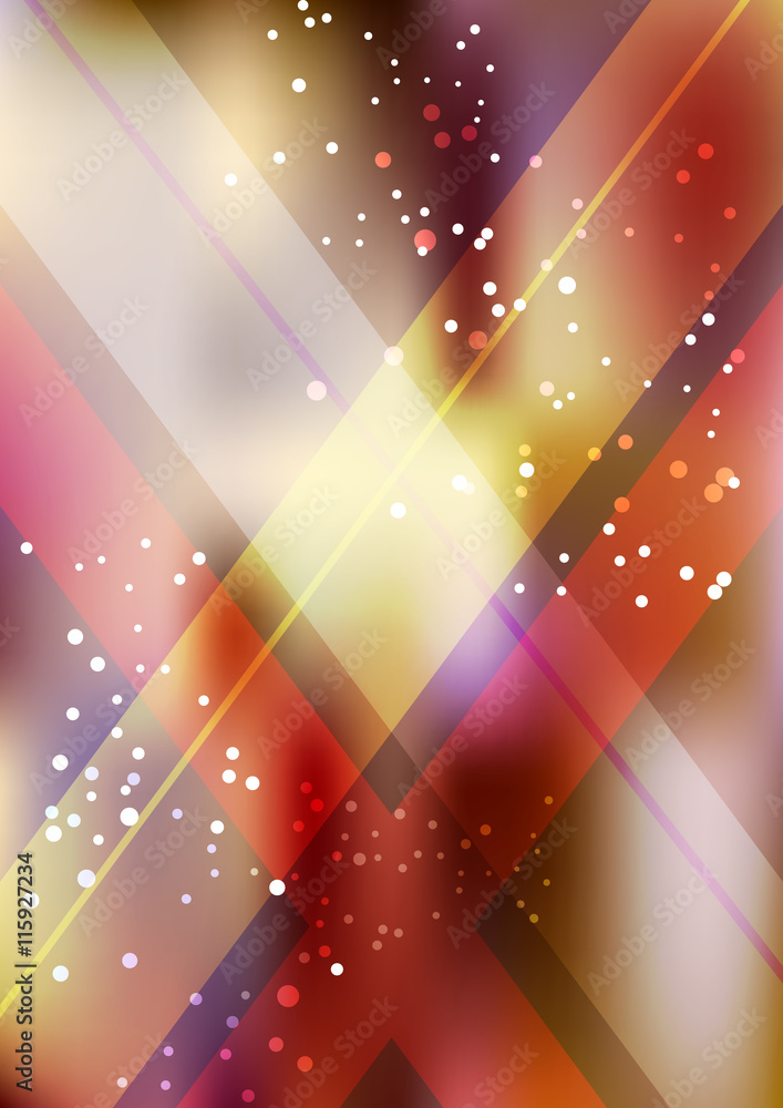 Poster vertical color party background with graphic elements.