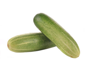 Cucumber isolated on white background