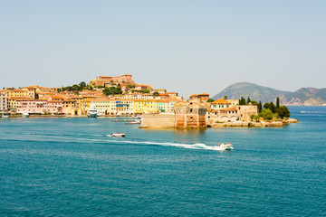 View of Portoferraio, Elba island - obrazy, fototapety, plakaty