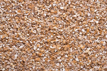 Wheat groats background