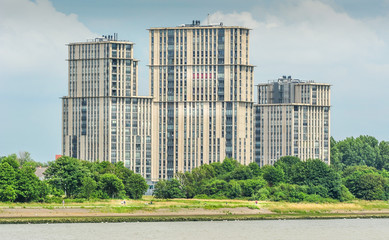 Dutch architecture in Rotterdam.