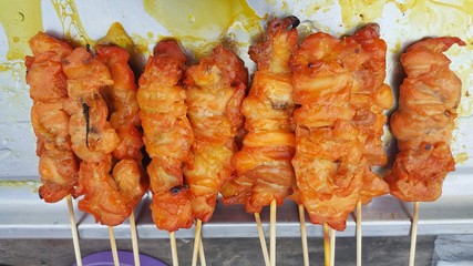 Grill chicken skewers look delicious but not good for Health