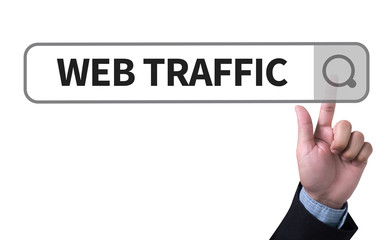 WEB TRAFFIC (business, technology, internet and networking conce