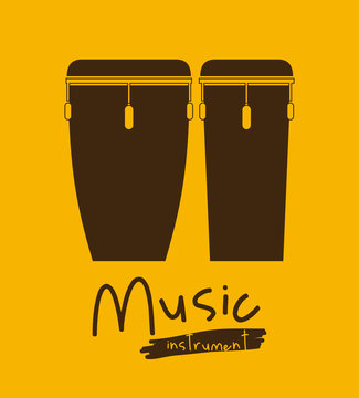 timbal instrument isolated icon design, vector illustration  graphic 