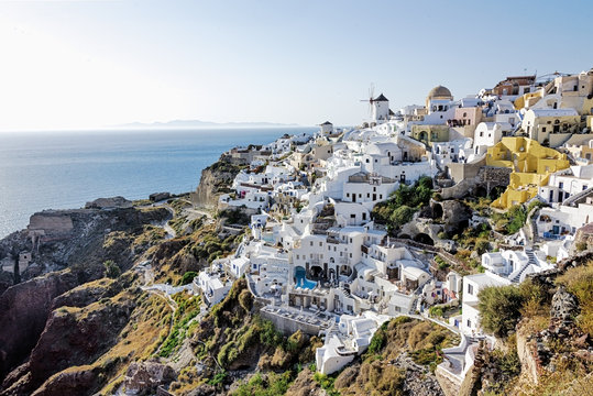 Panorama of Oia, Santorini, Greece