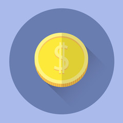 Coin Colorful Icon