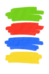 Bunte Pinselstriche © by-studio