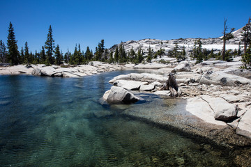 Lake Aloha in California's Desolation Wilderness