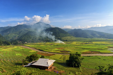 Tu Le Valley, Yen Bai, Vietnam
