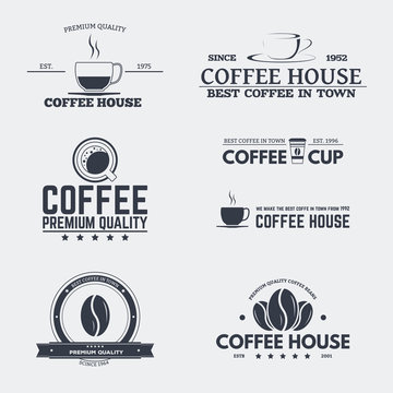 Coffee house emblems