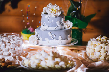 Fototapeta premium Dessert table for a wedding party
