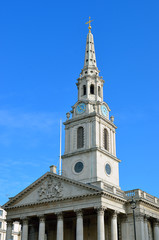 Fototapeta na wymiar Trafalgar Square in London United Kingdom..