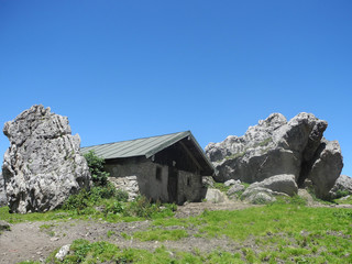 Obraz premium natursteinhaus