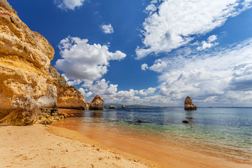 Atlantic ocean - Camilo beach Lagos, Algarve, Portugal