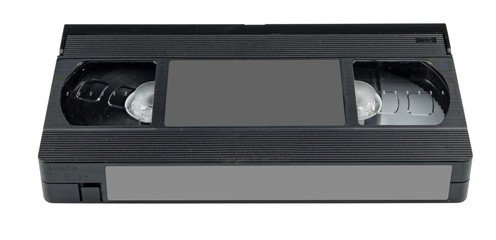 VHS tape front on