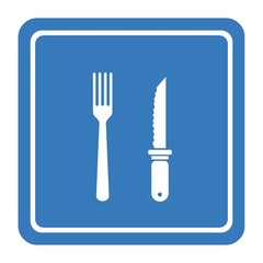 Couverts dans un panneau