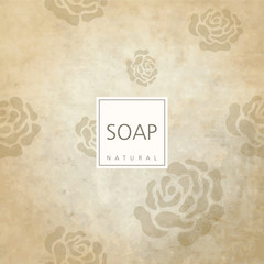 Background for natural handmade soap