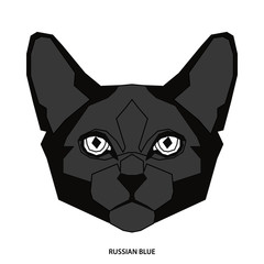Cat breed, vector illustration