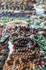 prayer beads and handmade bracelets